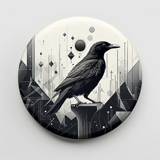 Bird in geometric chaos in the sky