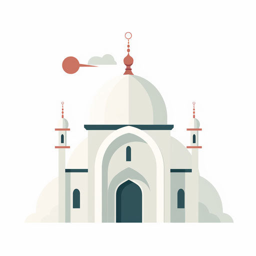 Religious minimalist clip art, on a white background