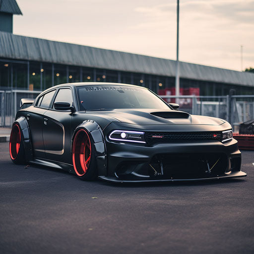 Dodge Charger Hellcat Dubs tires