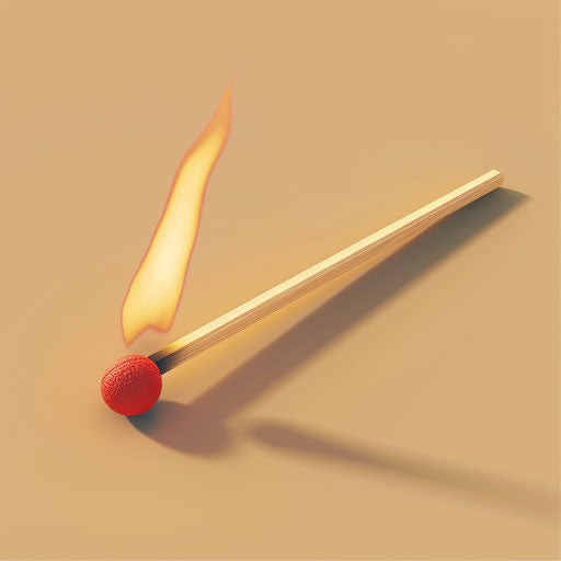 Realistic style clipart matching with minimalist background