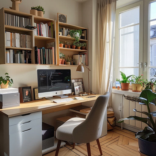 Efficient setup in a small apartment for working from home