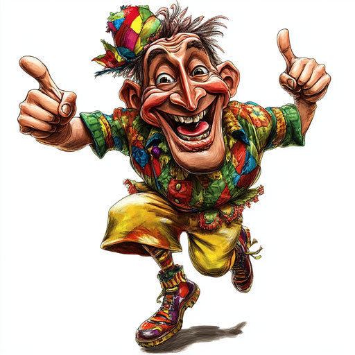 Professional Ornament Caricature Clipart in High-Definition