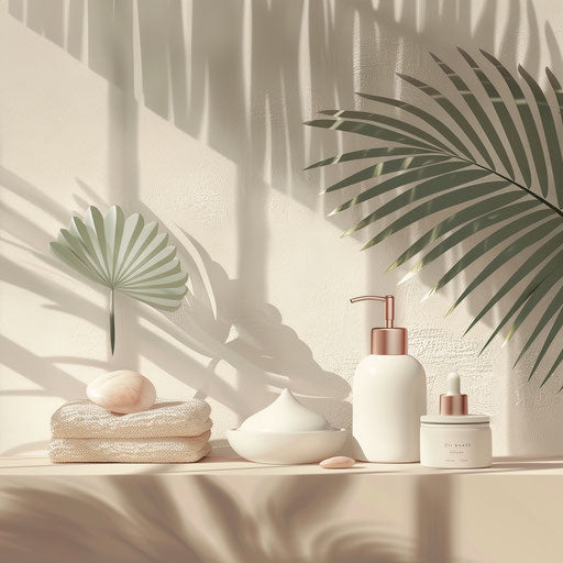 Photo realistic self care clipart with random background