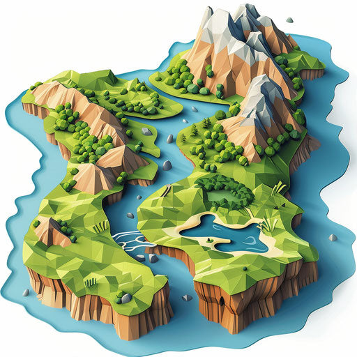 Realistic earth clipart with dynamic shadows on white background