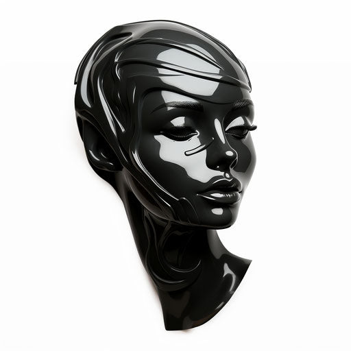 Rubber clipart in the style of Chiaroscuro Art, on a white background