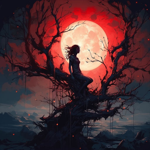 another moon, in the style of captivating, emotional imagery