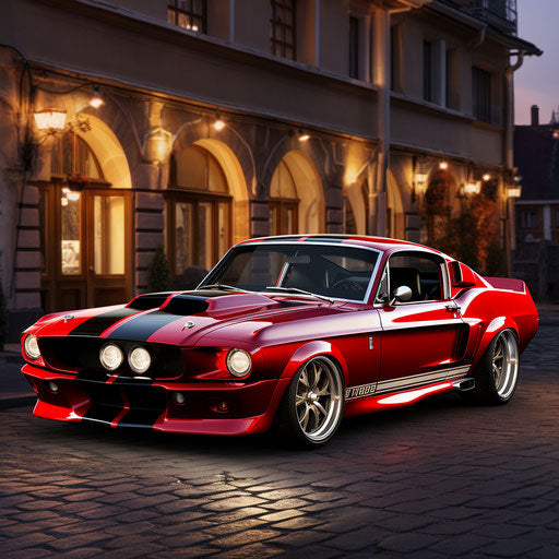 Classic Street Rod of the Ford Mustang GT Shelby