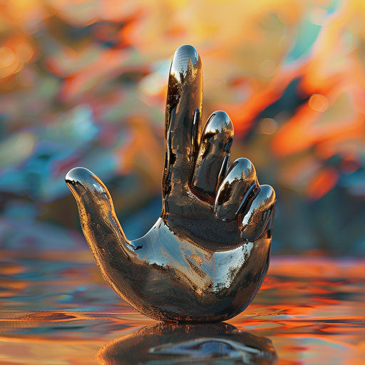 Realistic peace illustration on random background