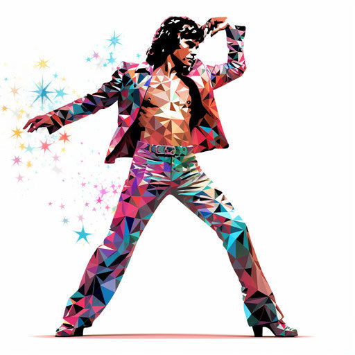 Disco clipart in the style of Chiaroscuro Art, on white background