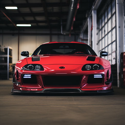 Front view of the mark 4 supra