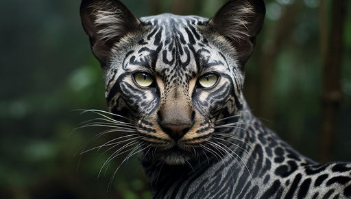 Explosive Bengal in black and gray cottagepunk