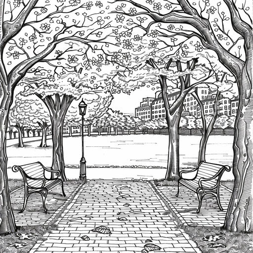 Dive into Cherry Coloring Pages - Artistic Activity