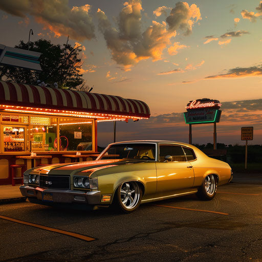 1976 Malibu Classic restomod with modern technology and vintage style