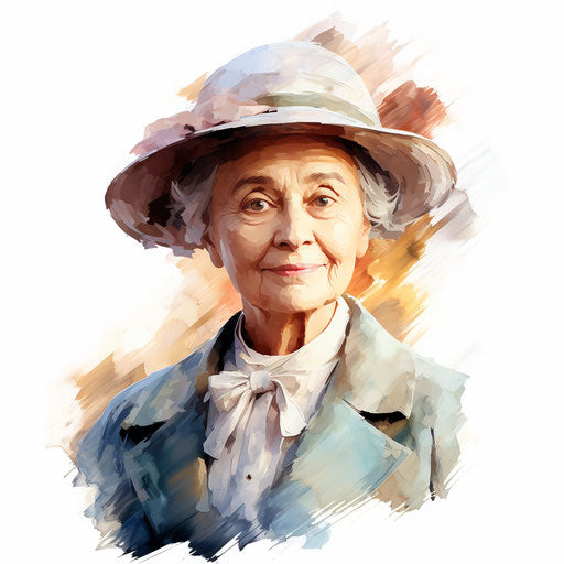 Aunt in the style of Impressionistic Art