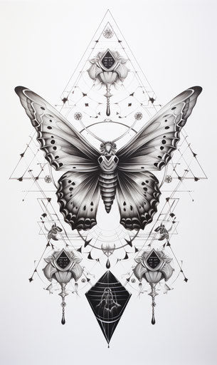 Night butterfly in multi-layered geometry