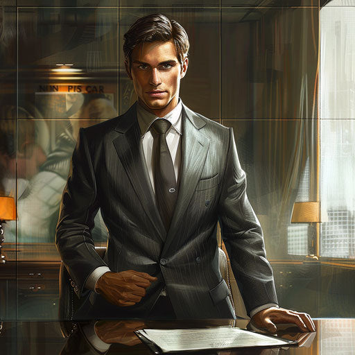 Experienced businessman in a traditional corporate environment