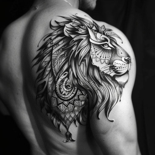 Lion Tattoos For Men Tattoo Flash Set