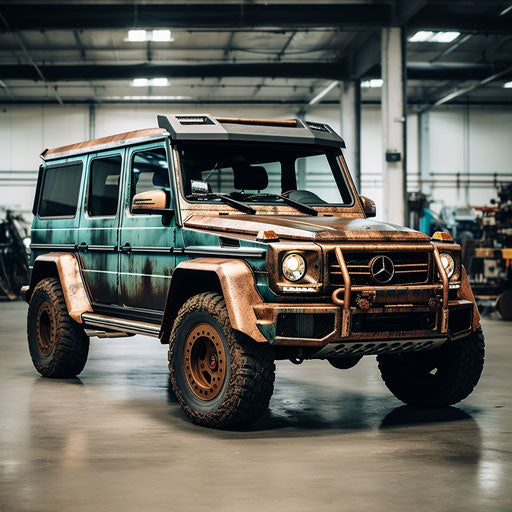 Old Mercedes-Benz G Wagon with Classic Patina