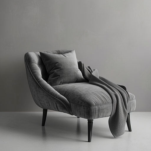 Realistic lazy clipart on slate grey background