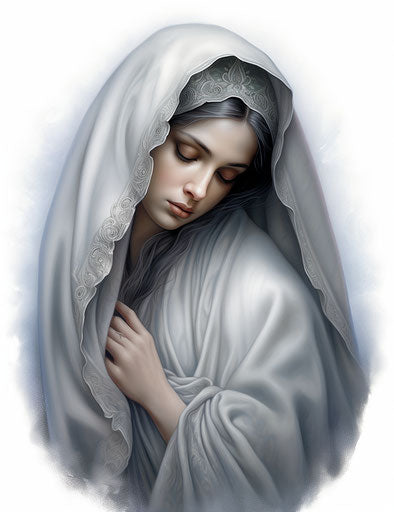 Brilliant Virgin Mary Tattoo Flash