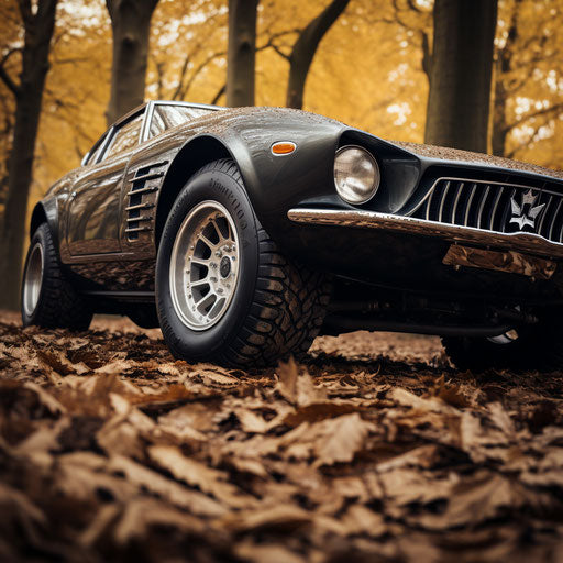 Maserati Ghibli with classic Bigfoot tires
