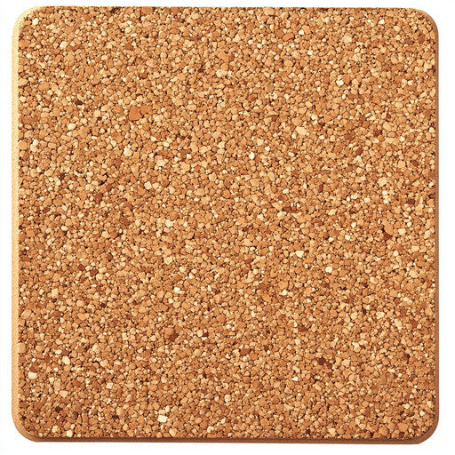 Realistic depiction of a cork board