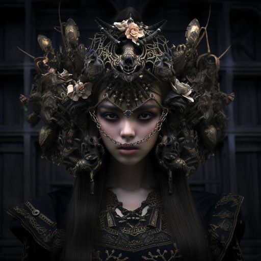 Melancholic love, traditional Balinese motifs