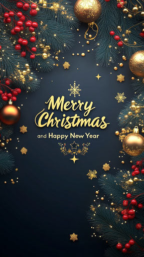 Creative Merry Christmas And Happy New Year Caricature Clipart in Vector and 4K Formats