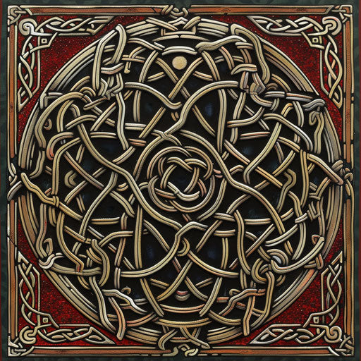 Celtic knotwork with interlacing patterns, Peter Jackson style