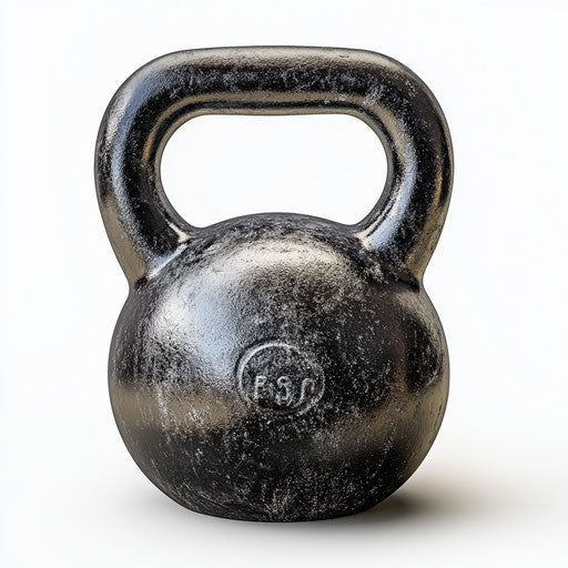 Realistic clipart of a kettlebell, high resolution, isolated