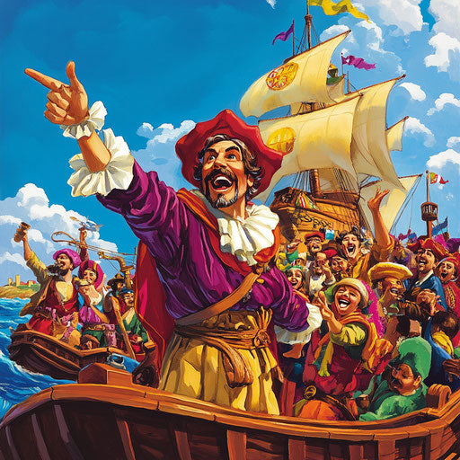 Dynamic Christopher Columbus Caricature for Visual Storytelling
