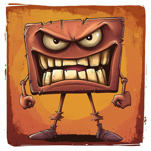 Inspiring Square Caricature Clipart for Educational Materials