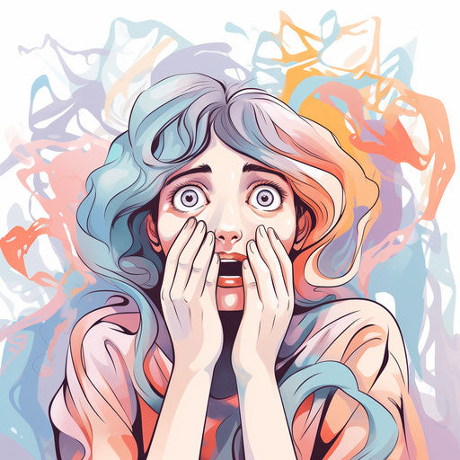 Spooky clipart in the style of Pastel Colors Art, on white background