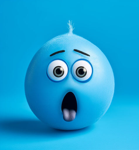 Emotion in a blue background, Indian pop culture style, meme 27:29