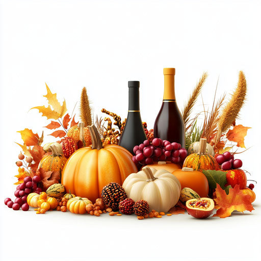 3D Thanksgiving images in photo realistic style with a flat white background, isolated clipart