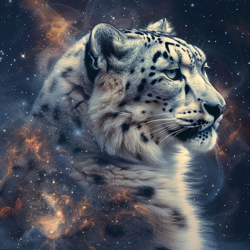 Cosmic snow leopard