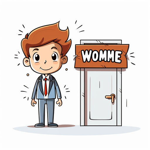 Minimalist art on white background