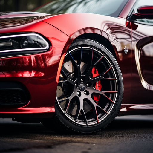 Dodge Charger Hellcat classic wire-spoke wheels