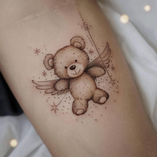 Teddy Bear Tattoo Art Set