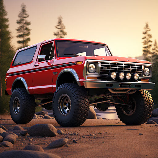 Off-road vehicle with classic Bigfoot tires