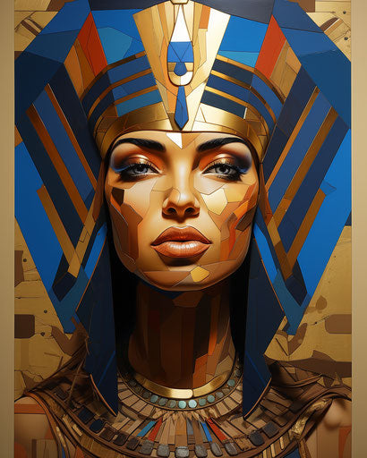 Egyptian Queen: primary colors, kintsugi, distinctive nose