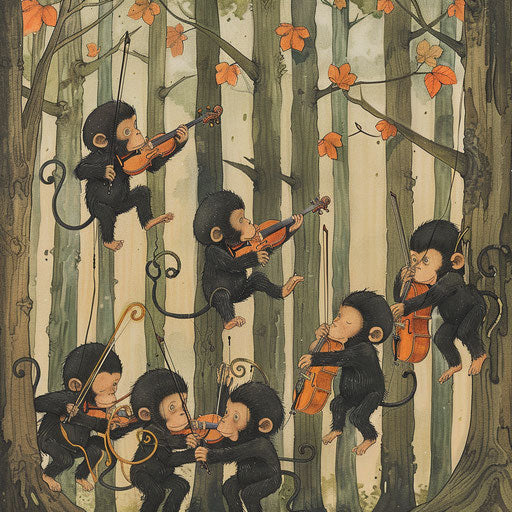Musical whimsy in the forest