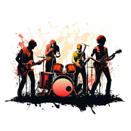 Comic strip illustration in Chiaroscuro Art style, on white background