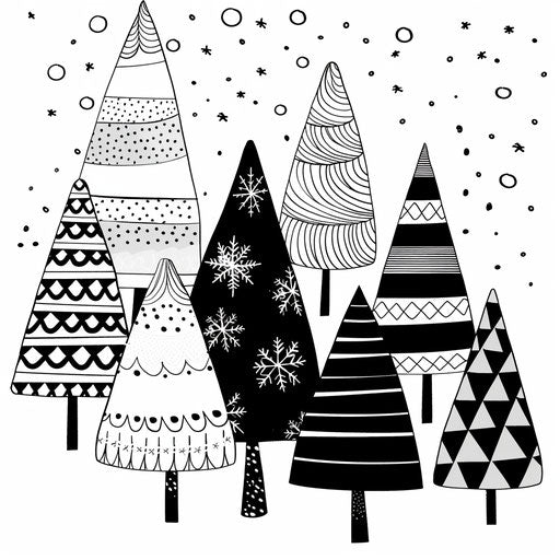 Creative Cute Christmas Coloring Pages Art for Home and Classroom