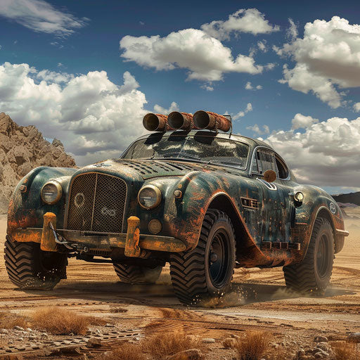 Post-apocalyptic Bentley R Type Continental