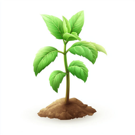 Realistic clipart of a mint, high resolution, no background, isolated