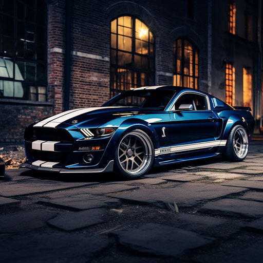Classic optical tuning of the Ford Mustang GT Shelby