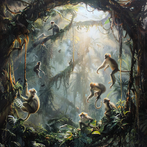 Magical discovery of a portal to a fantastic realm