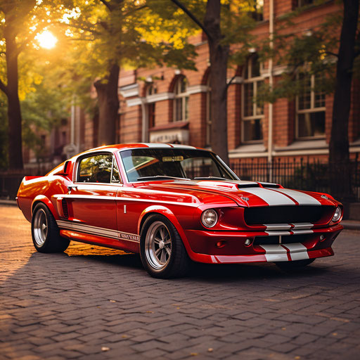 Classic Restyling of the Ford Mustang GT Shelby
