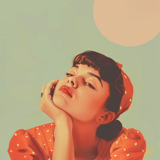 Bored clipart with random flat background and vintage filter